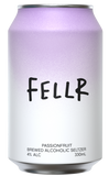 FELLR Passionfruit Brewed Alcoholic Seltzer Cans 330mL