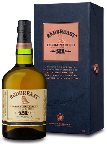 Redbreast 21 Year Old Single Pot Still Irish Whiskey