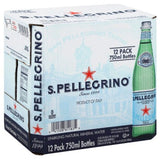San Pellegrino Sparkling Mineral Water 750ml bottles - Case of 12