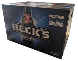 Becks Blue Alcohol Free - Case of 24