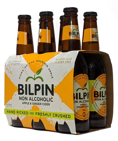 Bilpin Apple & Ginger Non Alcoholic Cider 330ml - Case of 24