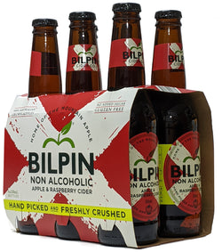 Bilpin Apple & Raspberry Non Alcoholic Cider 330ml - Case of 24