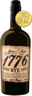 James E Pepper 1776 Straight Rye Whiskey 100 Proof