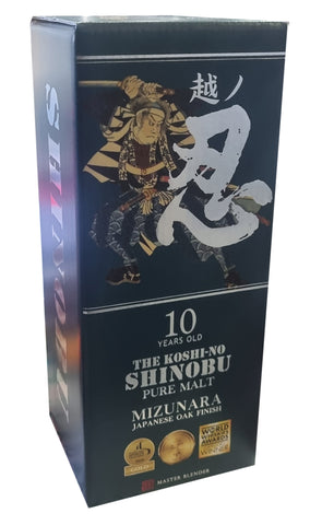 The Koshi-No Shinobu Mizunara Oak 10YO Pure Malt Whisky