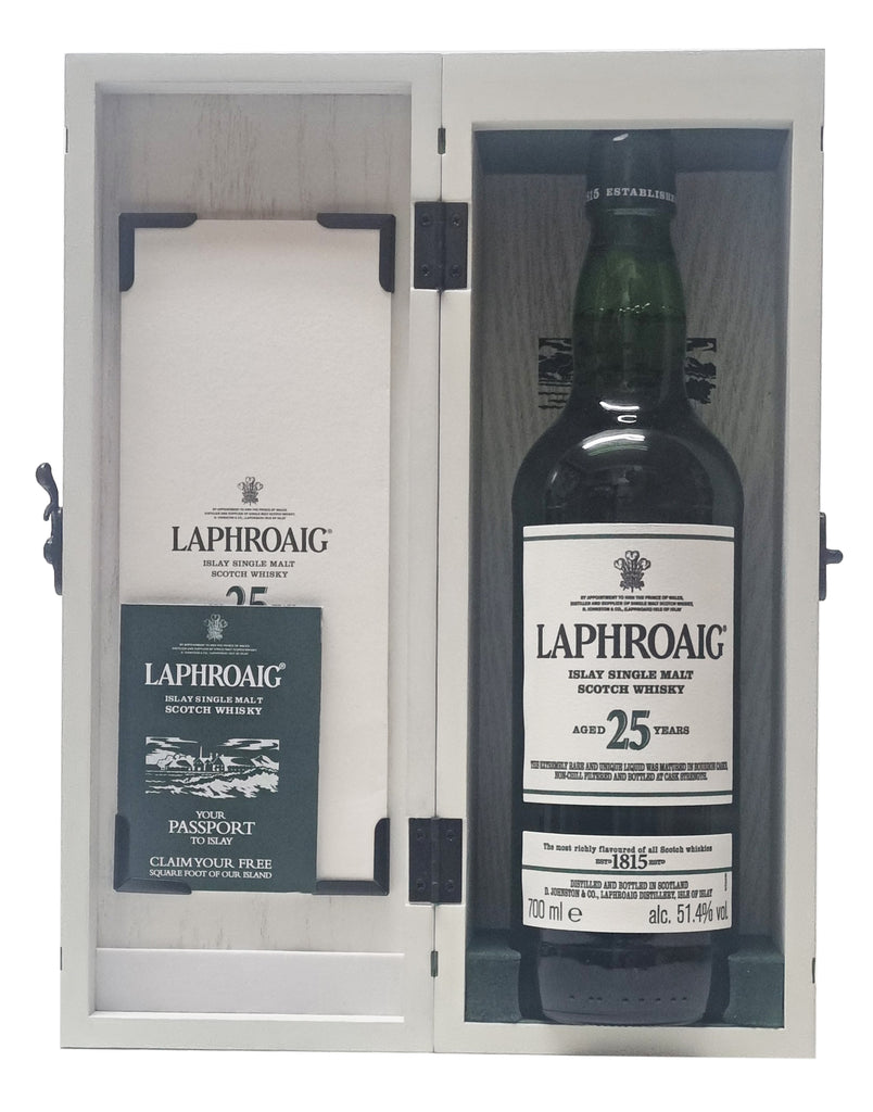 Laphroaig Islay 25 Year Old Single Malt Scotch Whisky – Jim’s Cellars