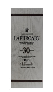 Laphroaig 30YO Islay Single Malt Whisky