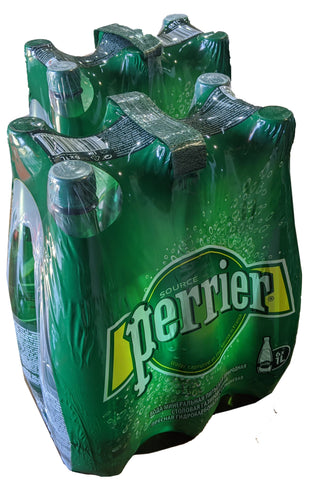 Perrier Sparkling Mineral Water 1L Pet bottles - Case of 12